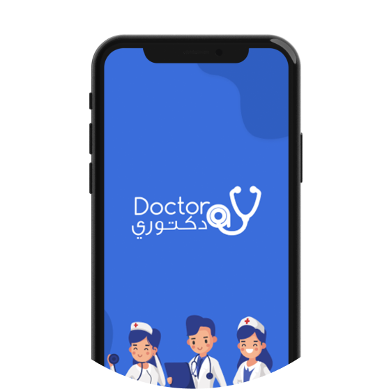 online doctor booking mobile app splash screen